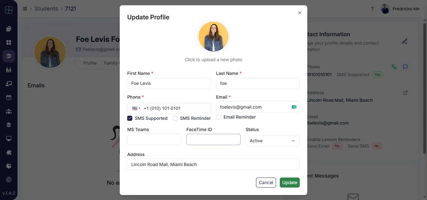 Update prospect details in Seemi CRM
