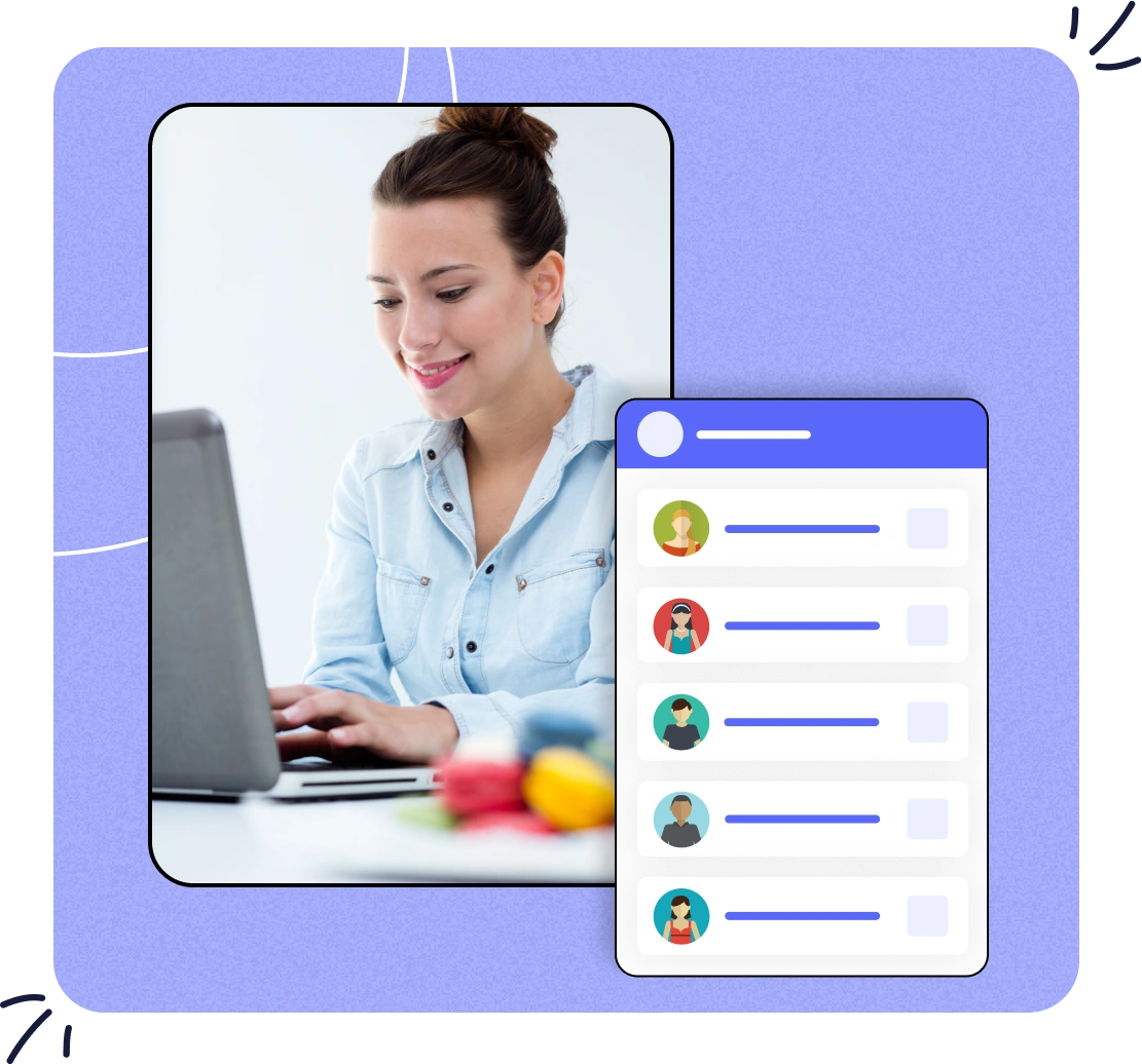 Educator using a tutoring management interfaces on a mobile device.