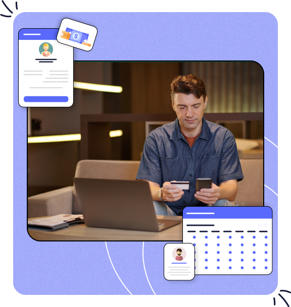 Tutor and staff payroll dashboard showing hours worked and scheduled payments.