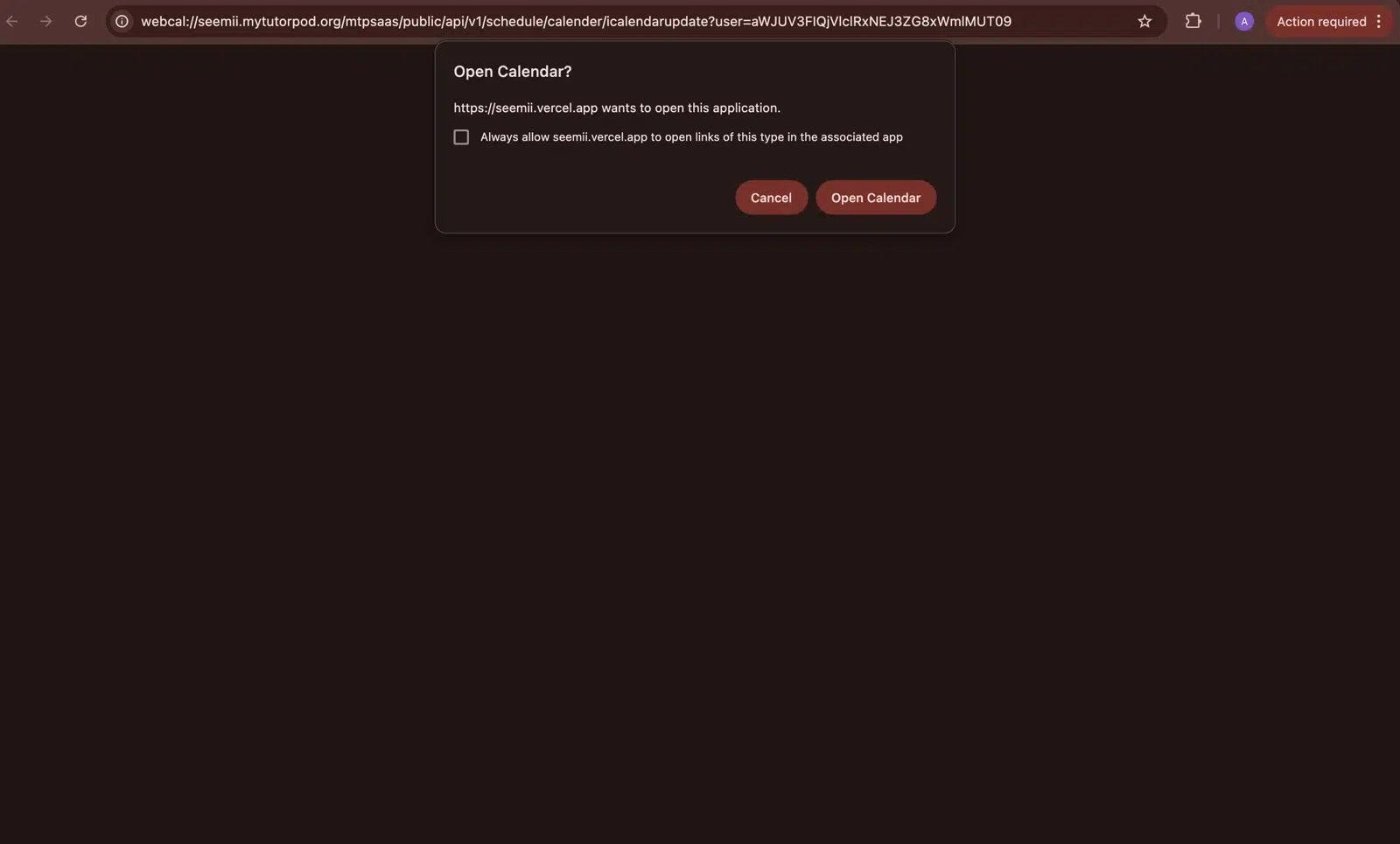 Connect Seemi CRM with Apple iCalendar for automatic event syncing