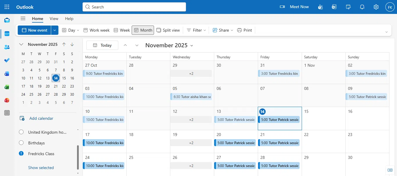 Microsoft Outlook permission screen for syncing calendar with Seemi CRM